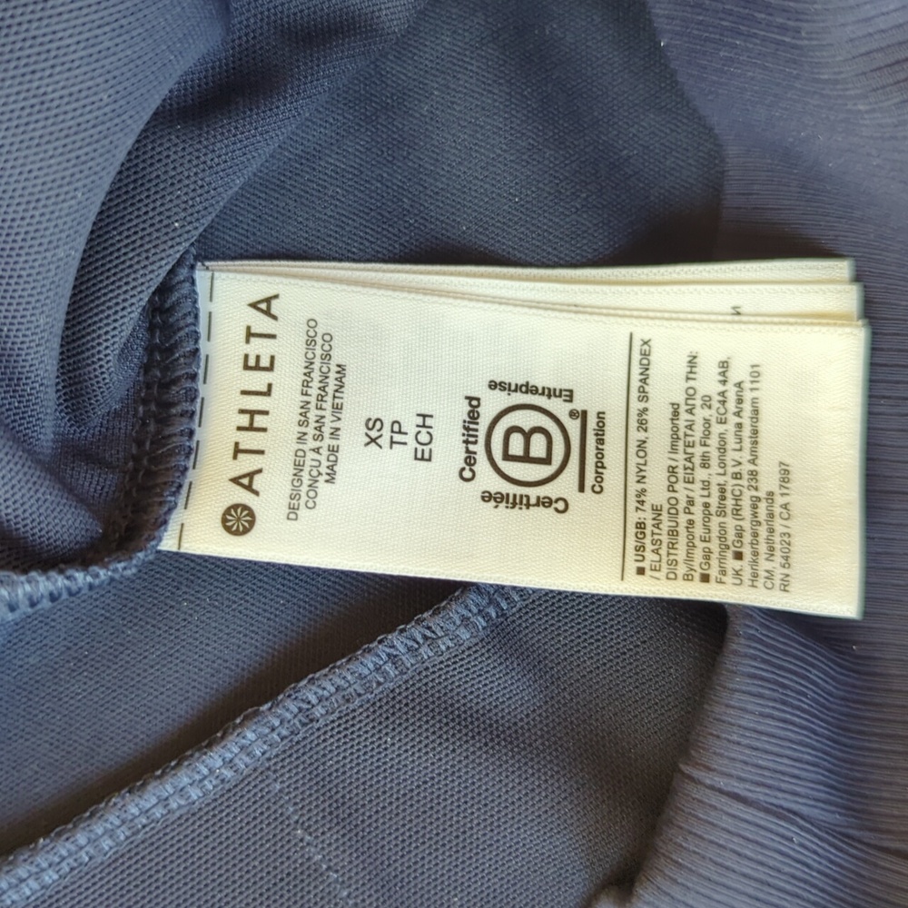 Athleta Venice High Rise Flare Pant - Navy XS - Picture 6 of 10